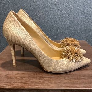 Michael Kors gold pumps size 11